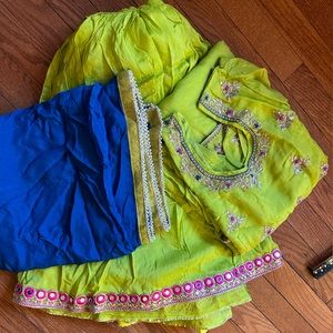 Contrast Indian Gharara